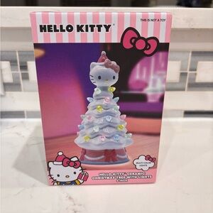 Hello Kitty Pink and White Ceramic Tree with Lights